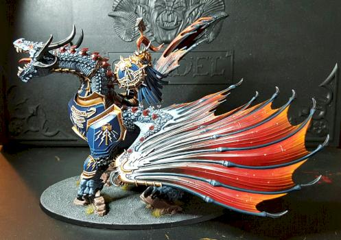Lord Celestant on Stardrake by crystaleptic
