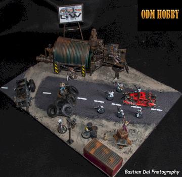 Generation war 2184-odm hobby-official game diorama by odmhobby
