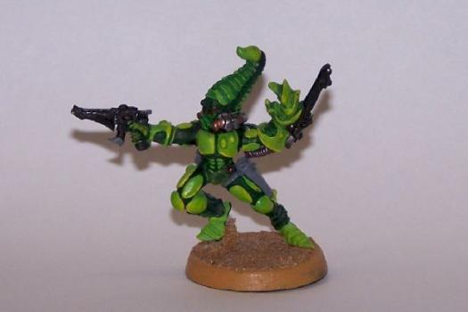 Eldar Striking Scorpion Exarch by SwiftnessOfFear