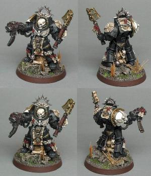 Black Templars Chaplain in Terminator armour by GriffinPainting