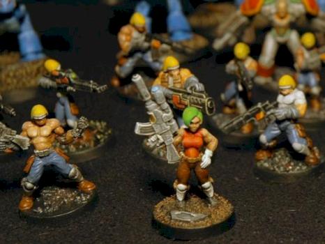 Syntha marines with Special Agent Neura by sweetlemort