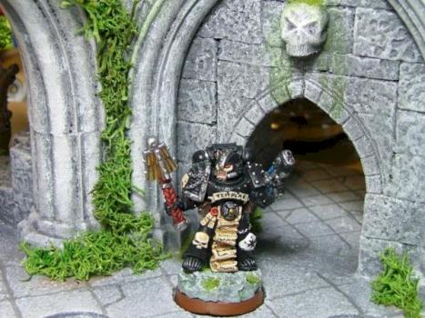 Black Templar Chaplain by AkhRa