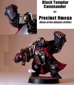 Black Templars Castellan by precinctomega