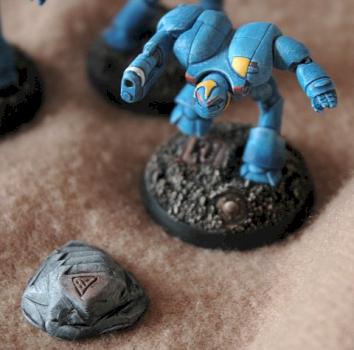 Tactical Teratosynth with scratchbuilt polymerclay mission goal by sweetlemort