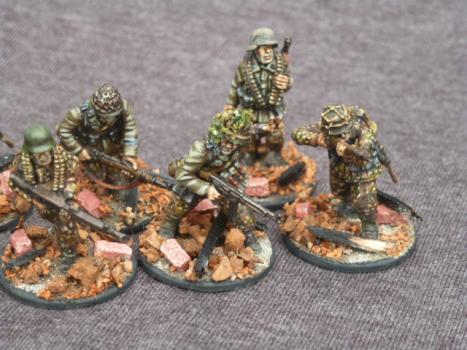 Waffen SS Grenadiers by Volley Fire