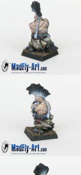 Dwarf Berserker Lord with great weapon by MadFlyArtStudio
