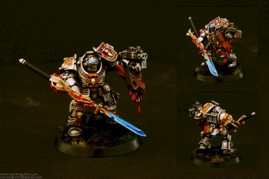 Grey Knights Grand Master with Halberd by War and Paint