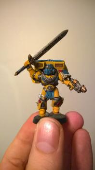 Space Marine Veteran Sergeat (Assault) by DJ Fresh Toast