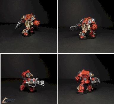 Space Hulk Blood Angels Terminator by webwaypainting