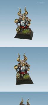 Dwarf Lithomancer by aurelio