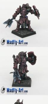 Lord of Pestilence with weapon and shield by MadFlyArtStudio