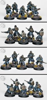 Death Korps of Krieg Infantry squad by Fleo_Werbroth