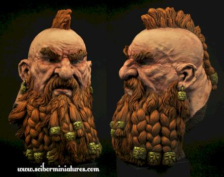 Dwarf Bust by Scibor