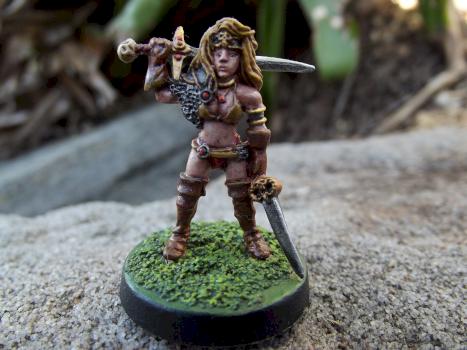 Female Barbarian Sasha by Count Von Bruno