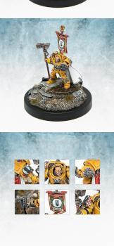 Imperial Fists Captain in Terminator armour by mrtn