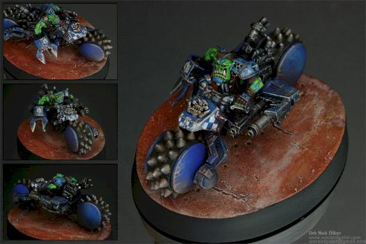 Death Skulls Nob Biker, pavement by War and Paint