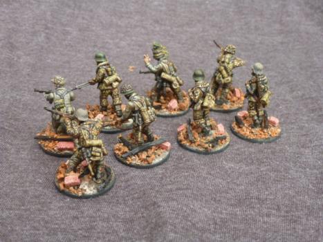 Waffen SS Grenadiers by Volley Fire
