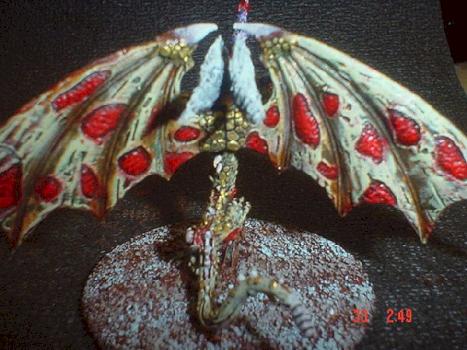 undead lord on zombie dragon by T. Mack