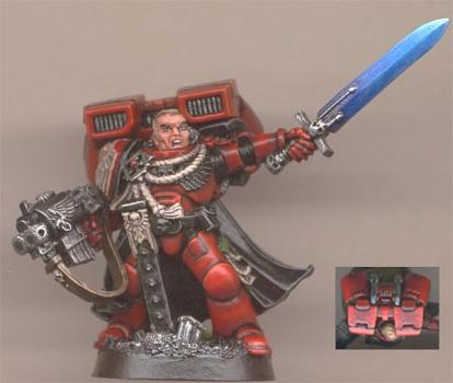Blood Angels Captain Evgenius by FlorianKnoll