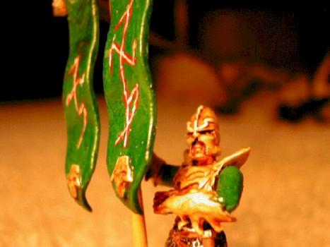 Dark Elf Standard Bearer by vellavathalor