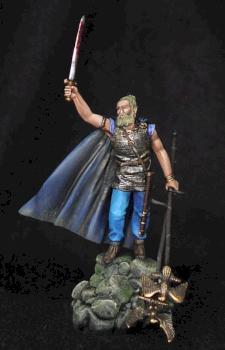 Arminius victor of the Romans at the Teutoburger wald by Philippe