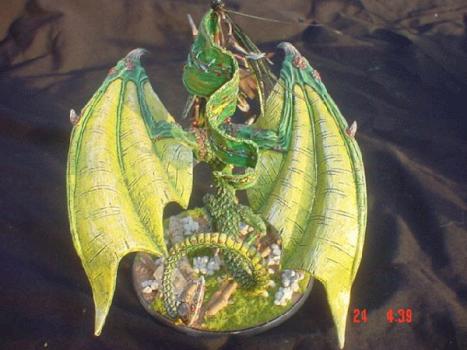 wood elf forest dragon by T. Mack