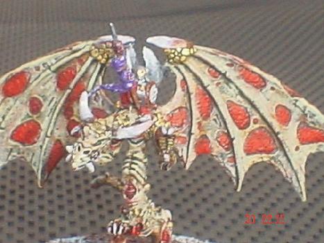 undead lord on zombie dragon by T. Mack