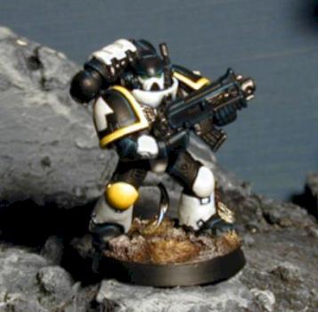 White Panther Space Marine by weina