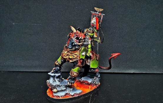 Space Marine Salamander Champion Conversion by Volatyle