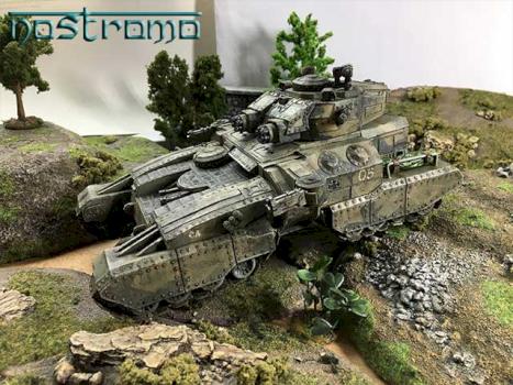 Macharius Vulcan - Halo Style (scratchbuilt) by Nostromo