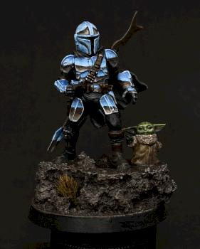 The Mandalorian in chrome NMM by Overman