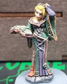 Jolie, Adventuring Scribe (old version) by Drakkeer