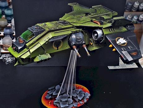 Space Marine Salamander Fire Raptor by Volatyle