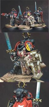 Black Templar Blade Guard Squad by GLD1