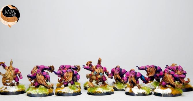 Dwarf blood bowl by Narvalpainter