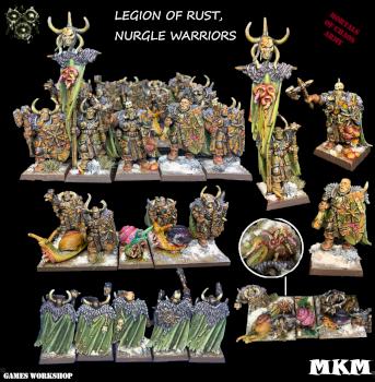 LEGION OF RUST, Chaos Warriors of Nurgle by mousekiller
