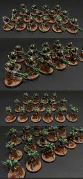 Necron Warriors by oxenreed