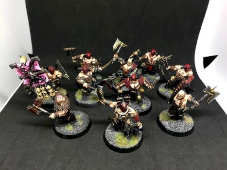 10 Bloodreavers BLADES OF KHORNE WARHAMMER by juanlurockerman