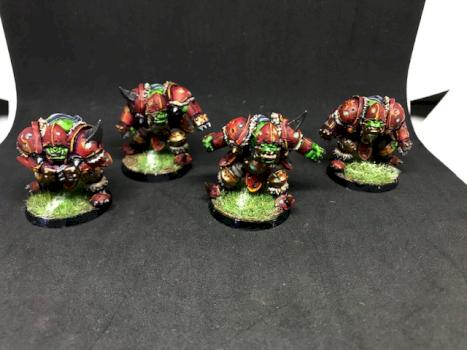 4X BLITZERS ORCS TEAM BLOOD BOWL MOMMINIATURES Warhammer by juanlurockerman
