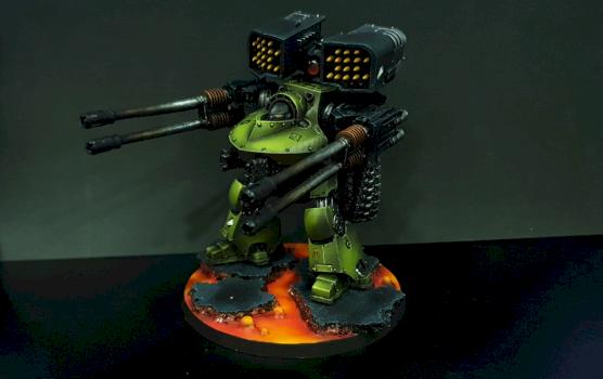 Space Marine Salamander Deredeo by Volatyle