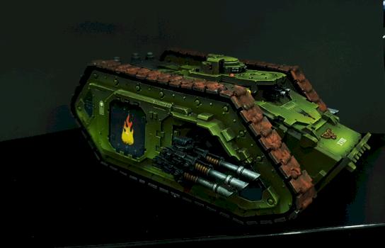 Space Marine Salamander Spartan Land Raider by Volatyle
