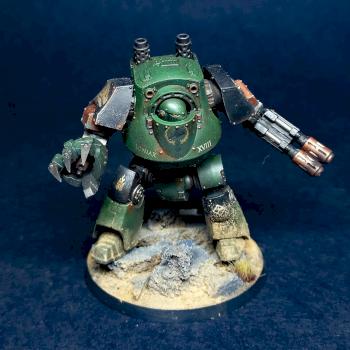 Salamanders Legion Contemptor Dreadnought by Dinoslaw
