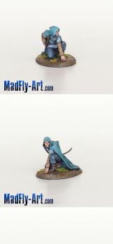 Kneeling Ranger with Bow by MadFlyArtStudio