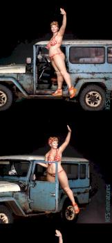 1/35 AMBER - Natural Pin-up by KFS-miniatures