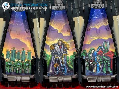 Drop Pod freehand by DEN of IMAGINATION