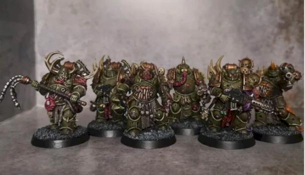 6X Plague Marines easy to build DEATH GUARD WARHAMMER 40k by juanlurockerman