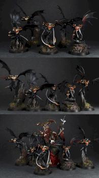 Chaotic furies as Dark harpies of Ulgu convertion by GillianH