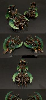 Necron Annihilation Barge 1 by oxenreed