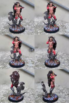 Kingdom Death Screaming God Armor Male Pinup Version by CerberusXt