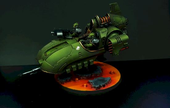 Space Marine Salamander Javelin Land Speeder by Volatyle
